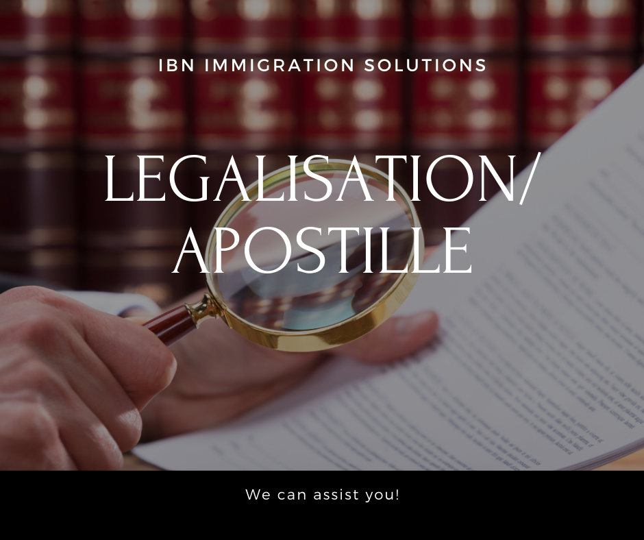 IBN Assists with Document Procurement and Legalisation