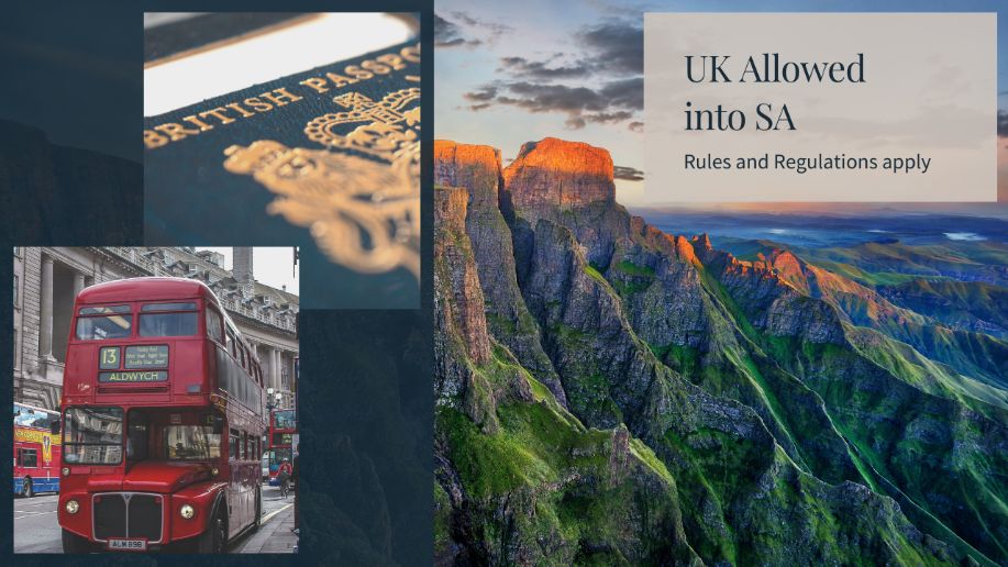 Some UK Nationals Now Allowed to Enter SA